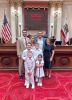 Senator Shannon Grove and Assemblyman David Tangipa  Honor Retired NFL Quarterback, Derek Carr 